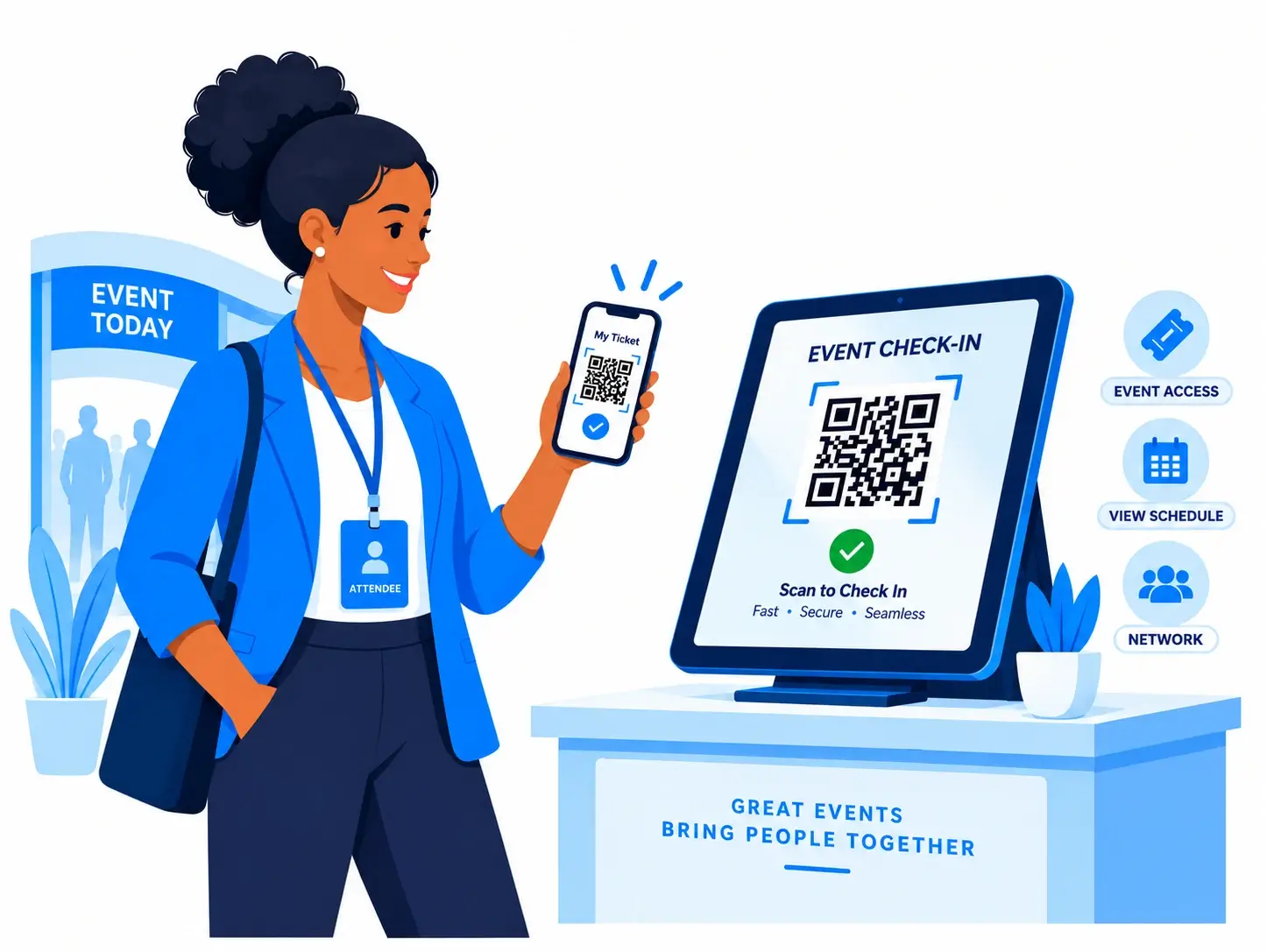 SKANA.QR Event Check-in Reception